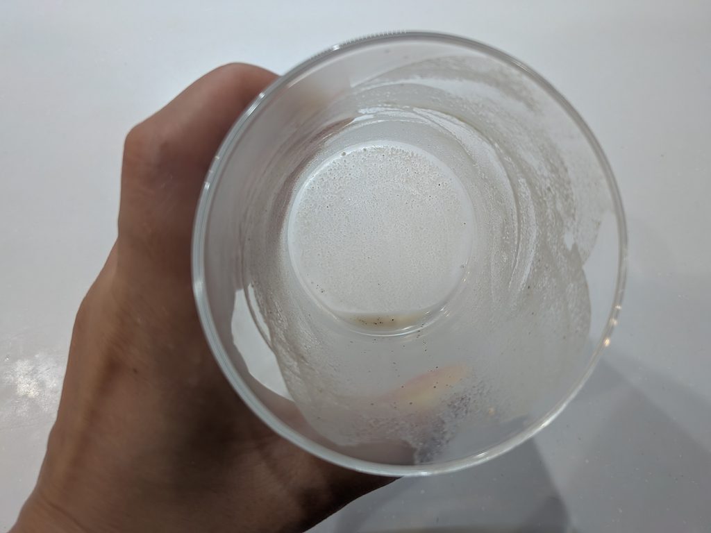 ドクターズナチュラルレシピ美容プロテイン 飲み終わり