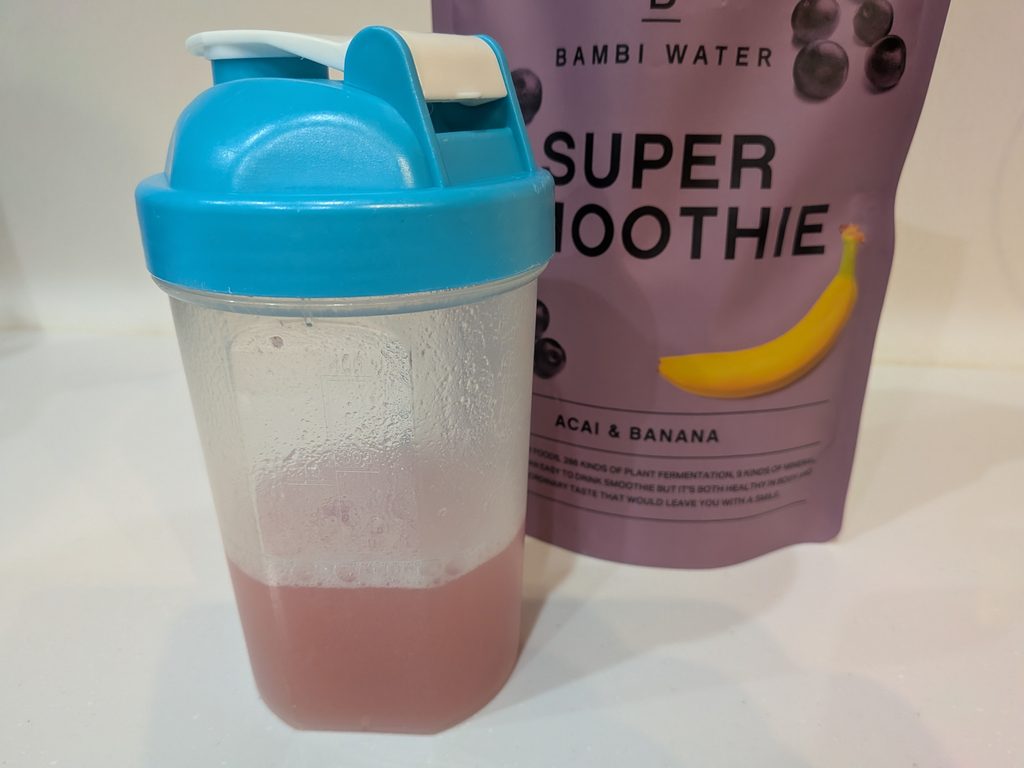 バンビウォータースーパースムージー　水割り